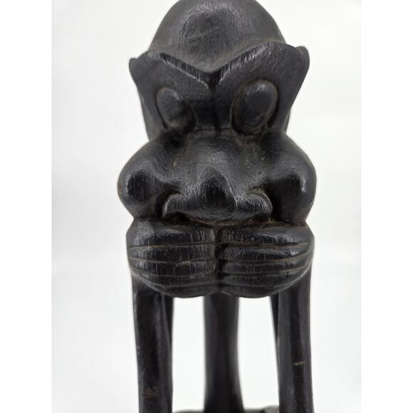 Vintage Senufo Carved African Folk Art Wooden Abstract Statue Figure - Picture 6 of 16